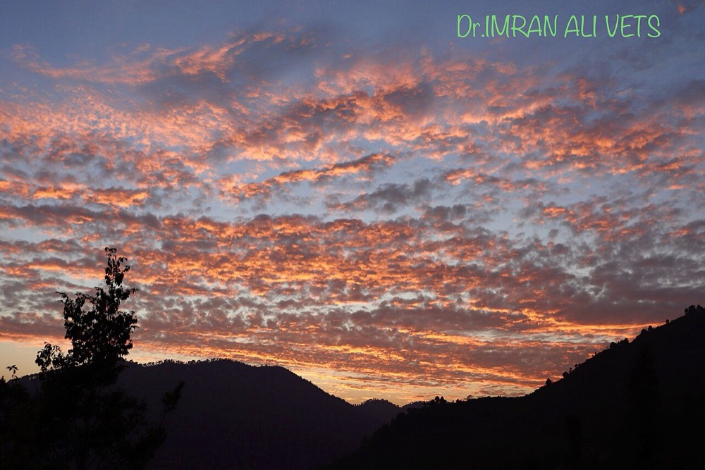 घनसाली पर सूर्यास्त